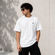 Cloud White Plain Oversized T-Shirt