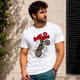Wild Rider White Regular Fit T-Shirt