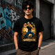 Popeye Power Black Regular Fit T-Shirt