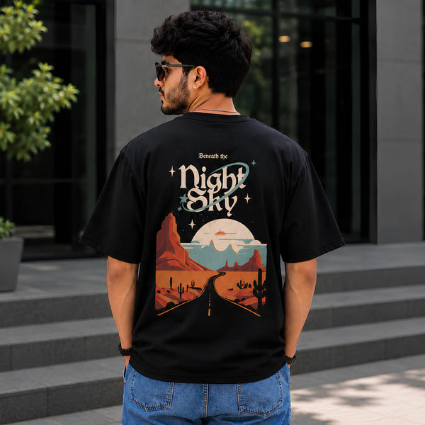 Night Sky Oversized T-Shirt