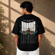 Wing Beat: Shadow Flight Black Oversized T-Shirt