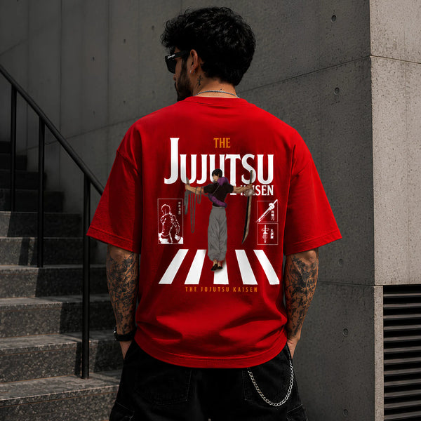 Jujutsu Legacy Red Oversized T-Shirt