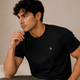 Jet Black Regular Fit T-Shirt