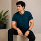 Petrol Blue Regular Fit T-Shirt