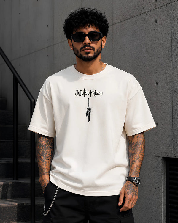 Jujutsu Legacy Off White Oversized T-Shirt