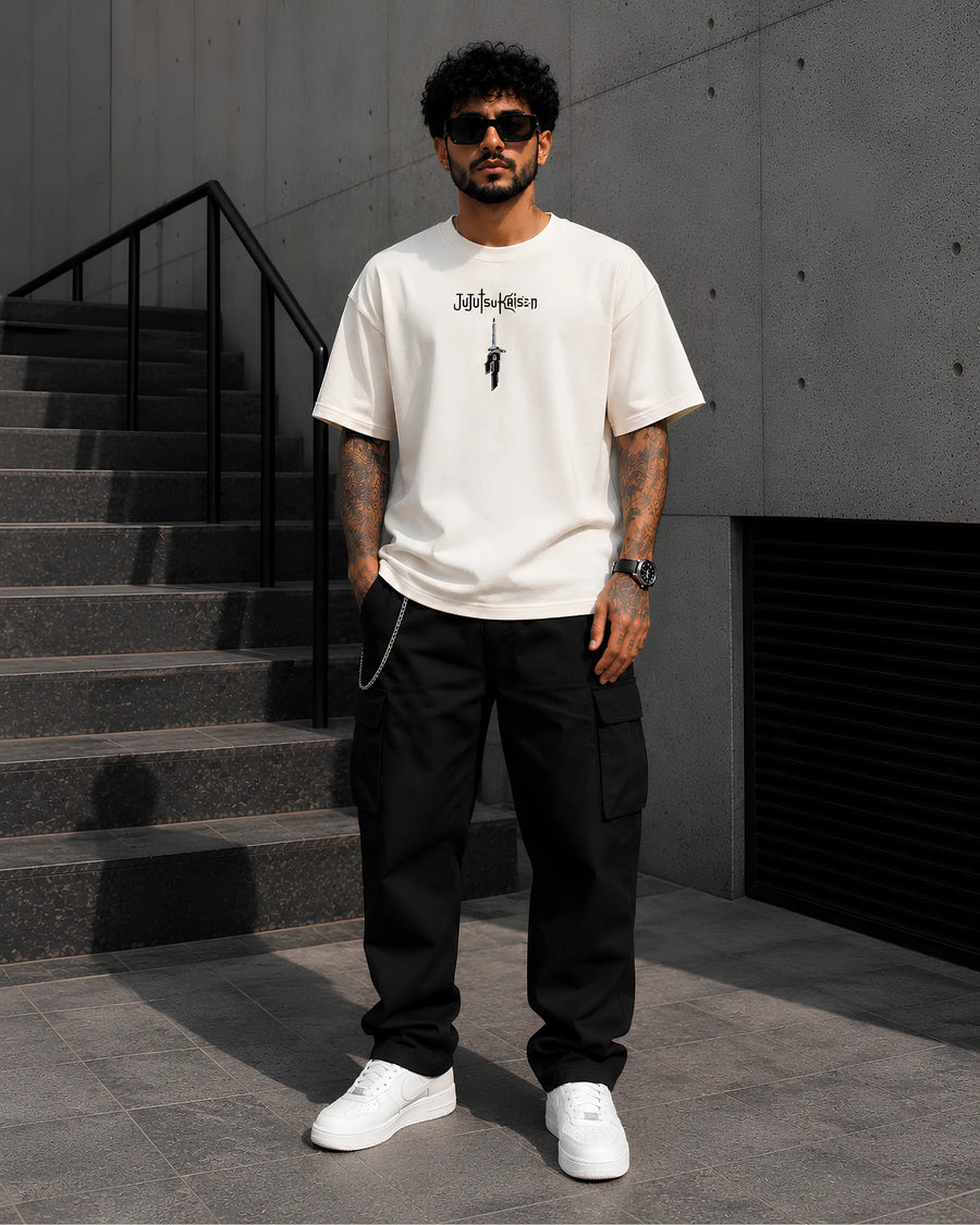 Jujutsu Legacy Off White Oversized T-Shirt