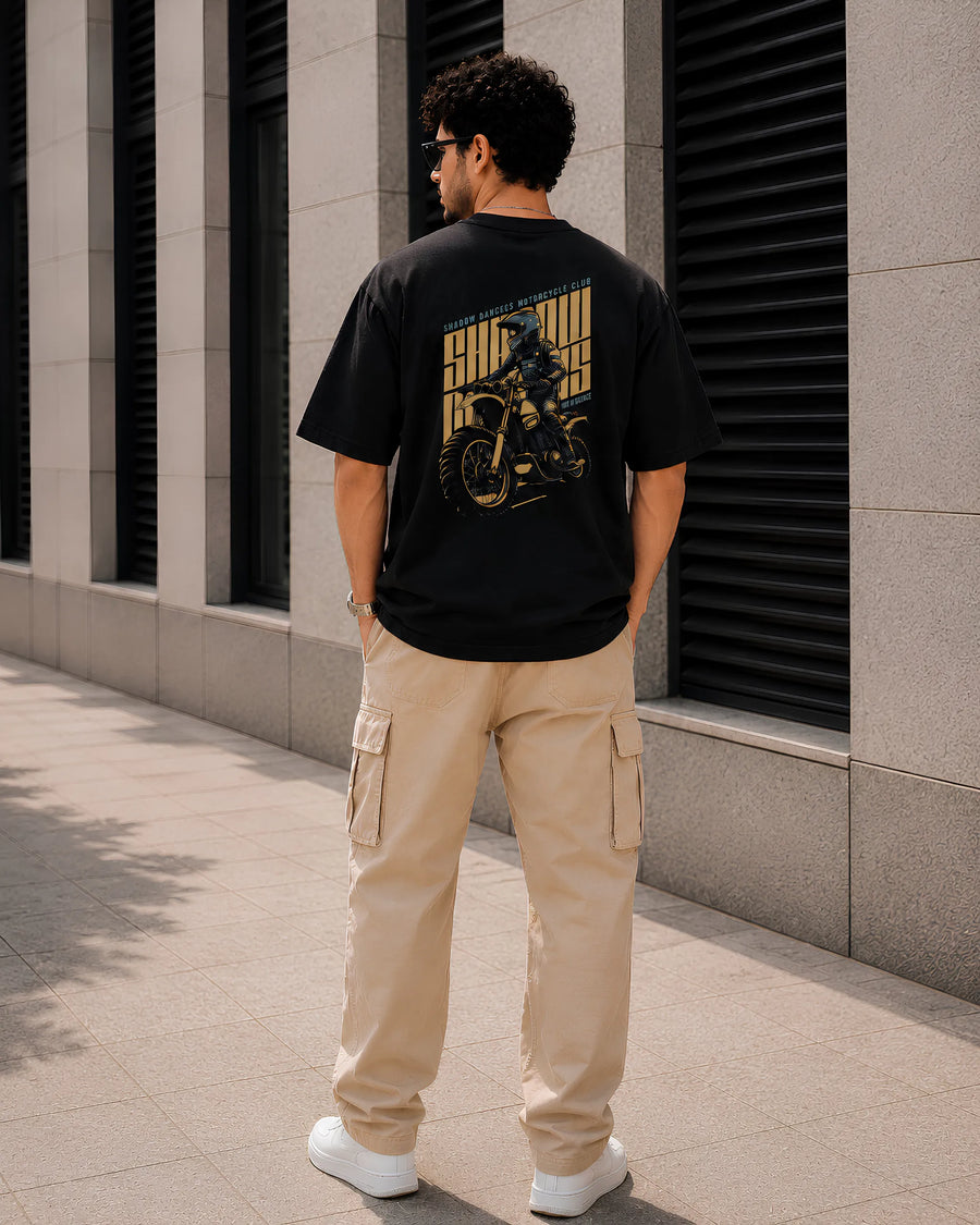 Shadow Riders Phantom Black Oversized T-Shirt