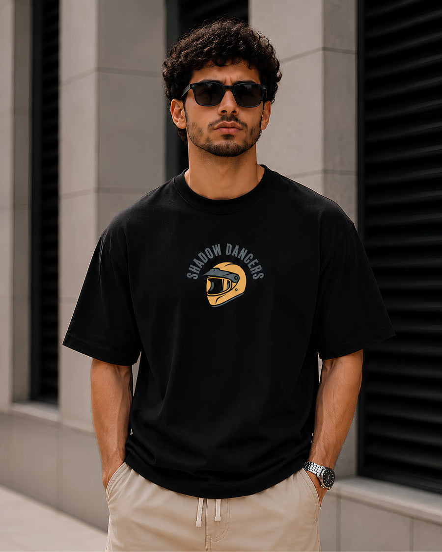 Shadow Riders Phantom Black Oversized T-Shirt