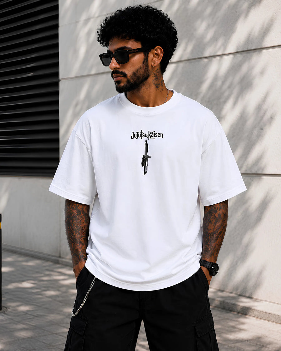 Jujutsu Legacy White Oversized T-Shirt