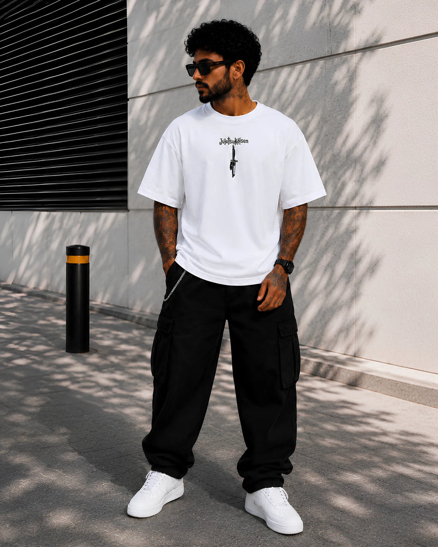 Jujutsu Legacy White Oversized T-Shirt