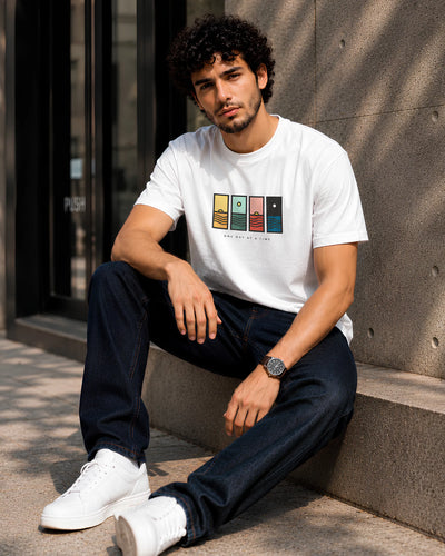 One Day At A Time Regular Fit T-Shirt