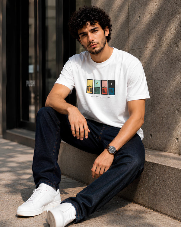 One Day At A Time Regular Fit T-Shirt