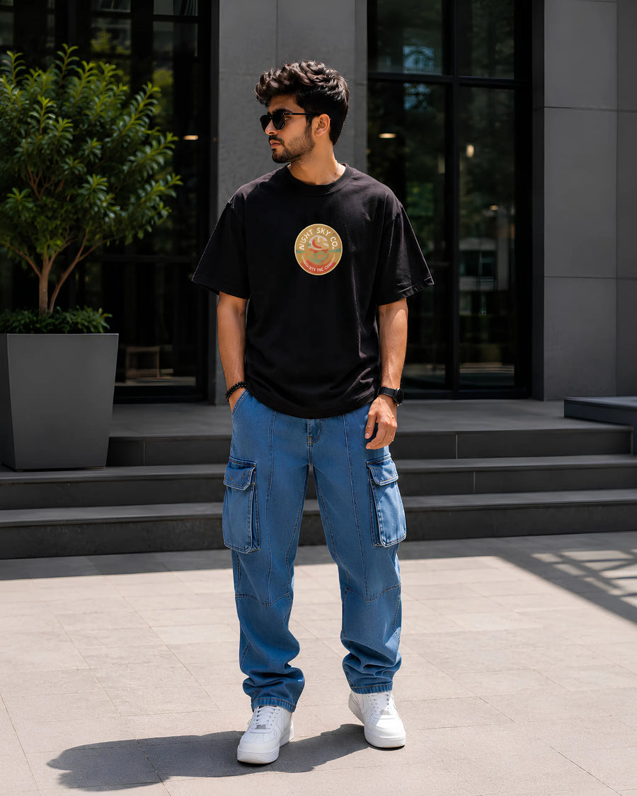 Night Sky Oversized T-Shirt