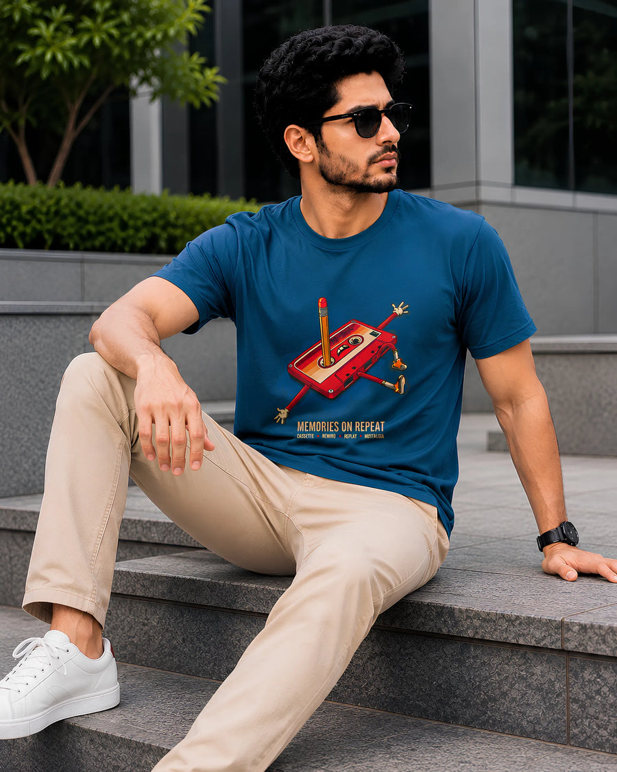 “Memories on Repeat” Retro Cassette - Regular Fit T-Shirt