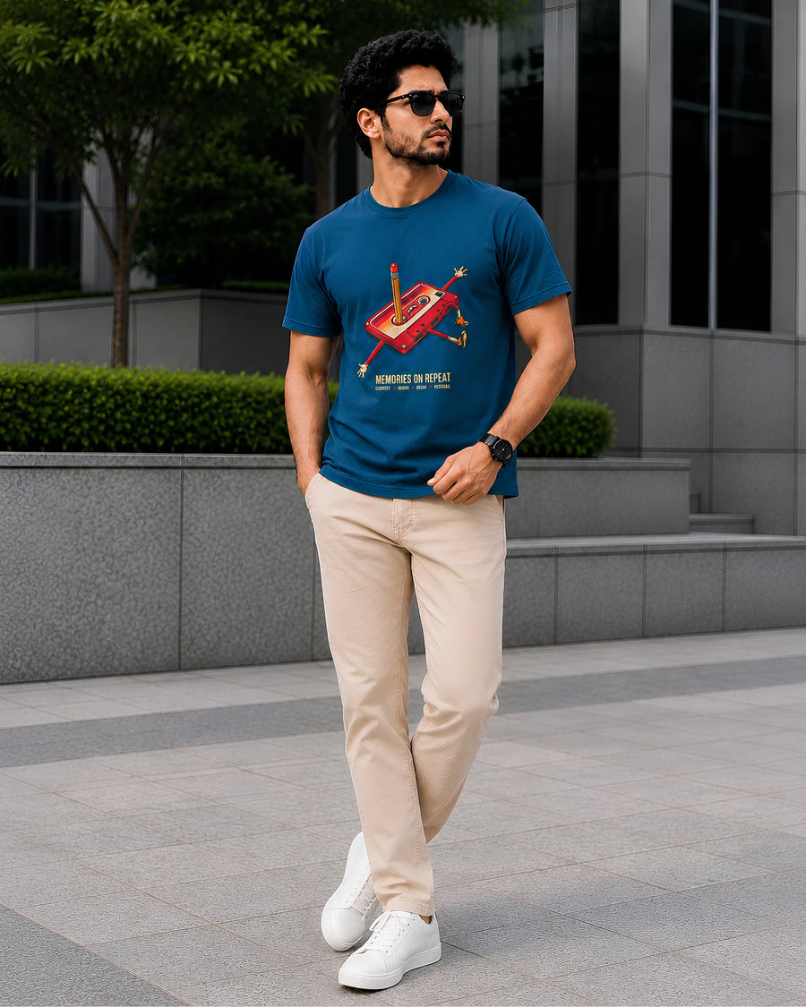 “Memories on Repeat” Retro Cassette - Regular Fit T-Shirt