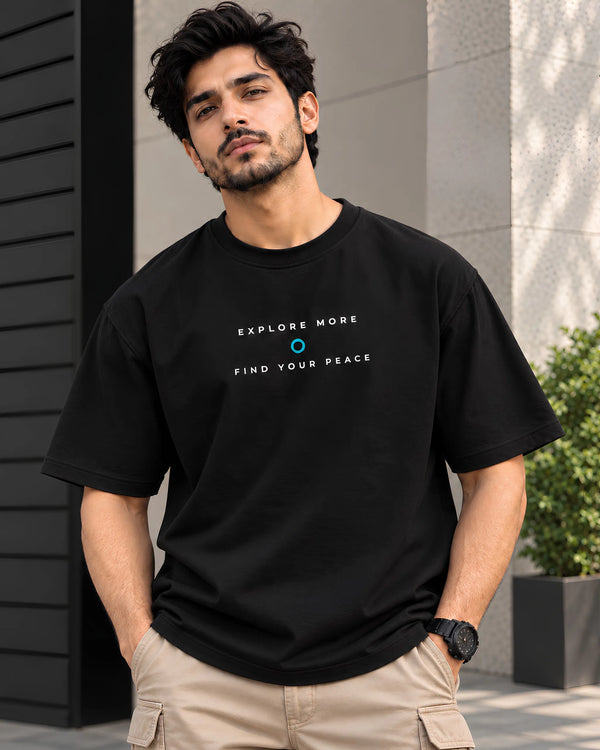 I Find My Peace Travel & Nature - Oversized T-Shirt