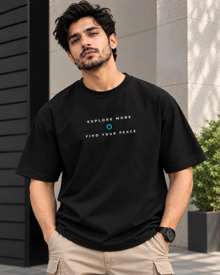 I Find My Peace Travel & Nature - Oversized T-Shirt