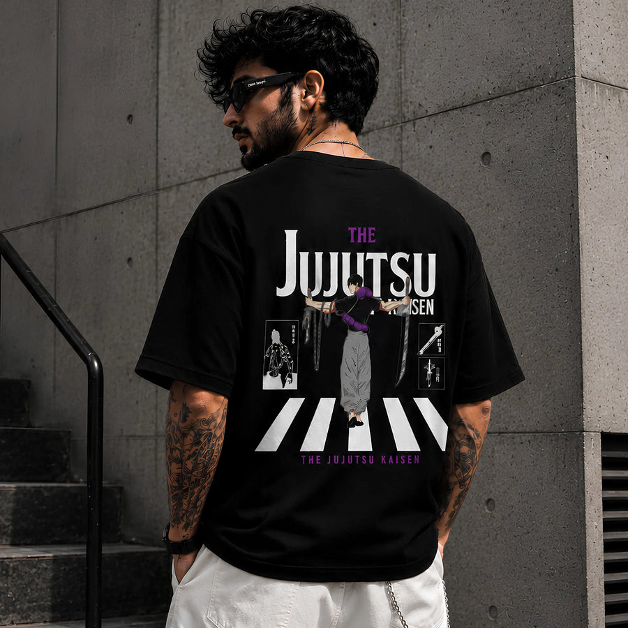 Jujutsu Legacy Black Oversized T-Shirt