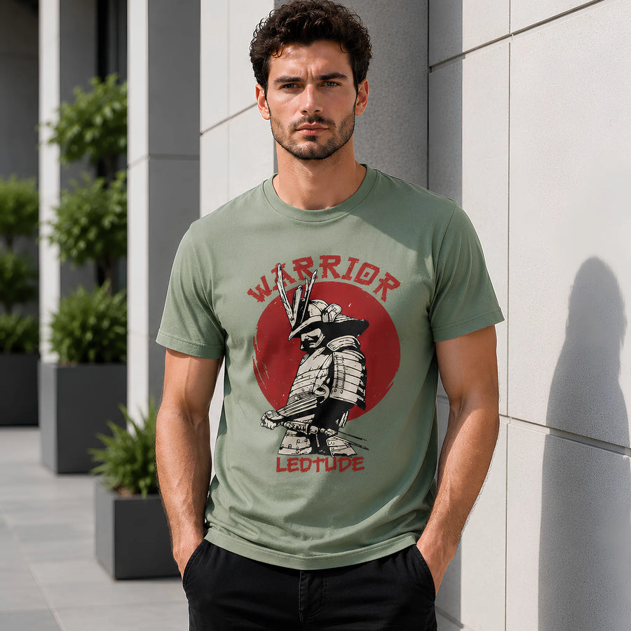 Warrior Spirit Dusty Green Regular Fit T-Shirt