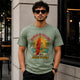 Hawaii Is Calling Dusty Green Regular Fit T-Shirt