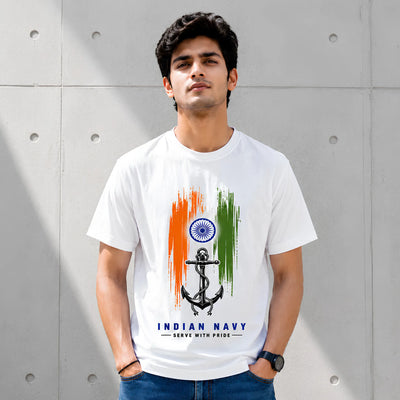 Indian Navy Pride Regular Fit T-Shirt