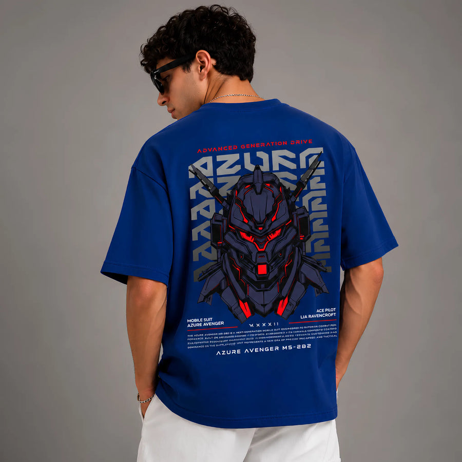 Azure Protocol Oversized T-Shirt
