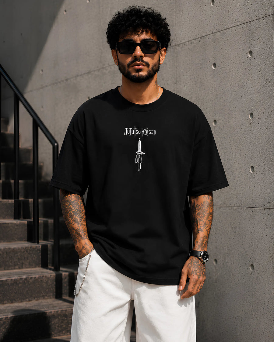 Jujutsu Legacy Black Oversized T-Shirt