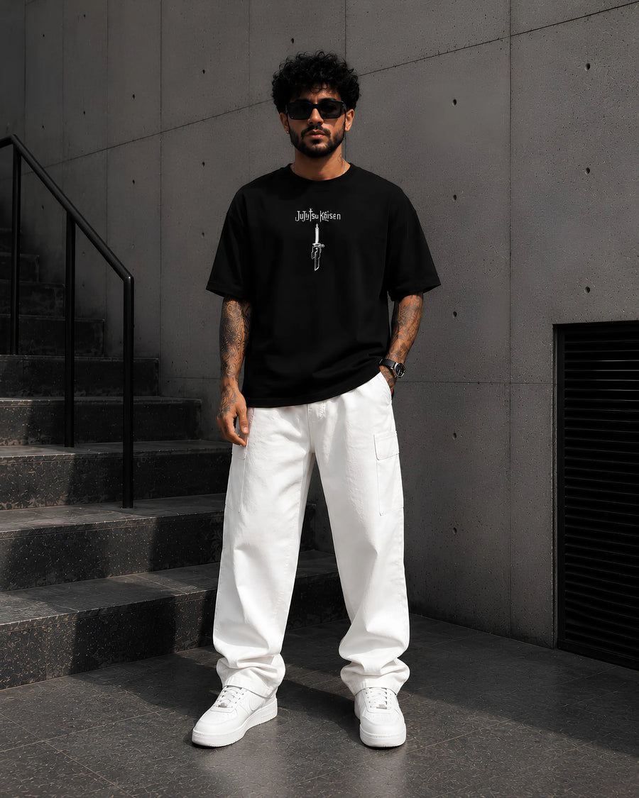 Jujutsu Legacy Black Oversized T-Shirt