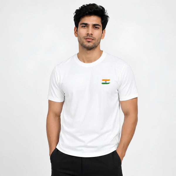Indian Flag Regular Fit T-Shirt