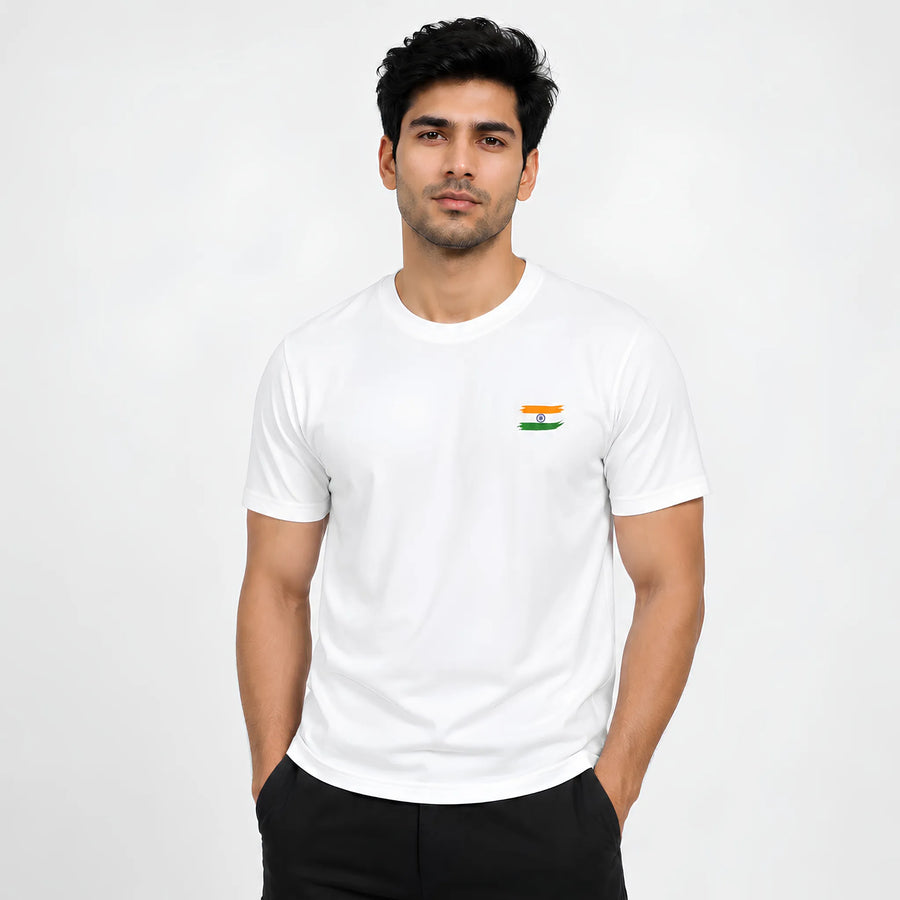 Indian Flag Regular Fit T-Shirt
