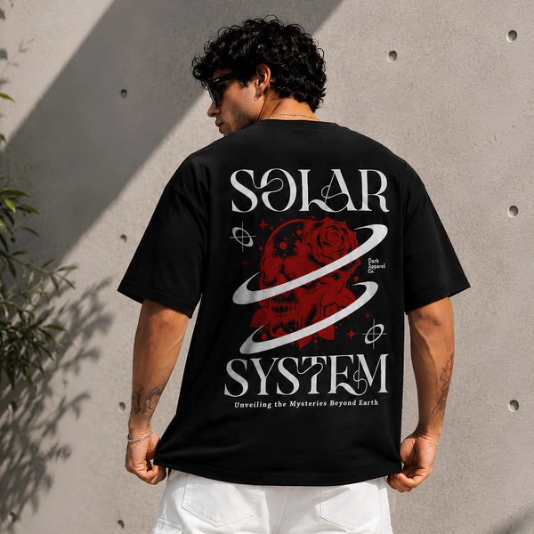 Solar Requiem Phantom Black Oversized T-Shirt