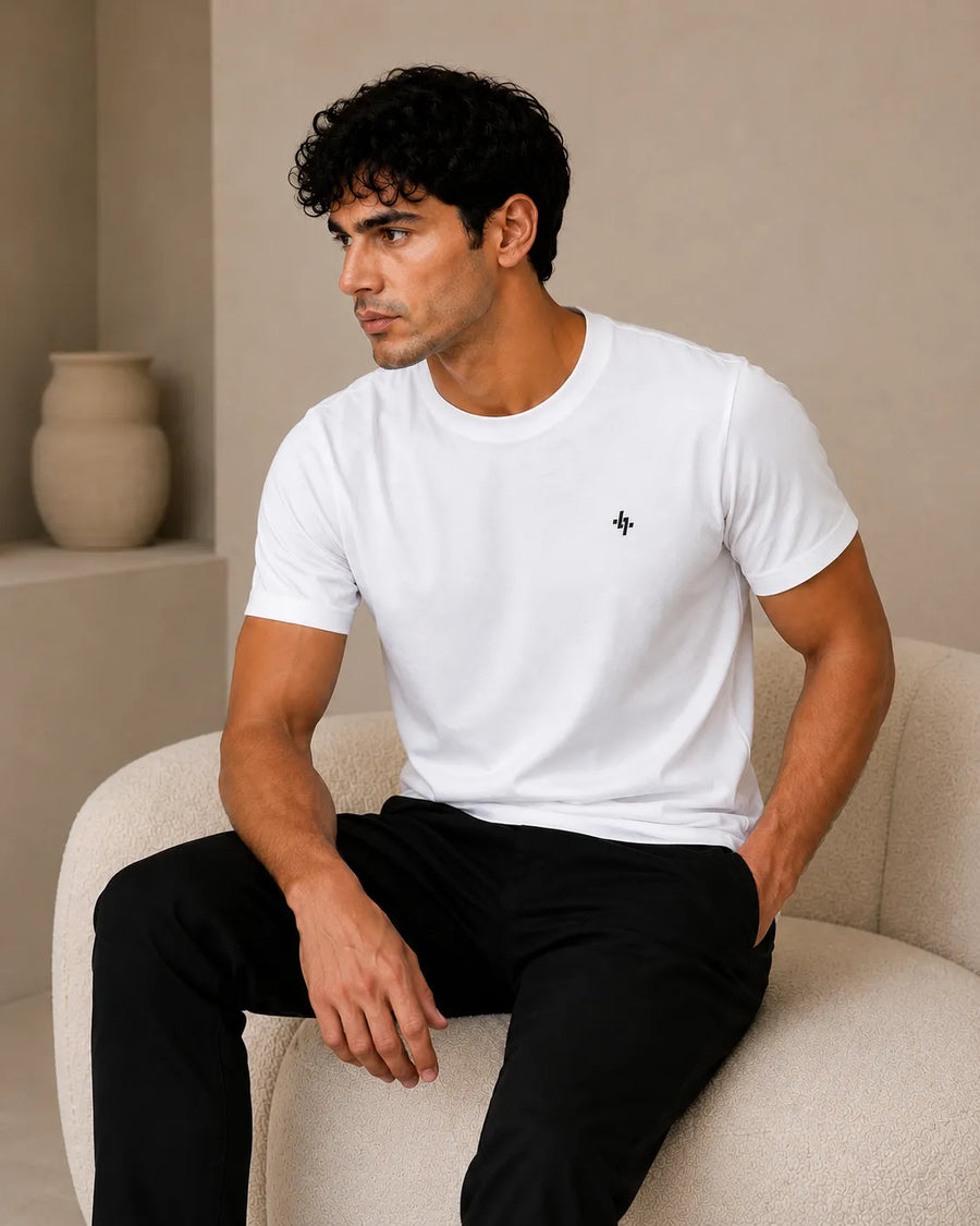 Pure White Regular Fit T-Shirt