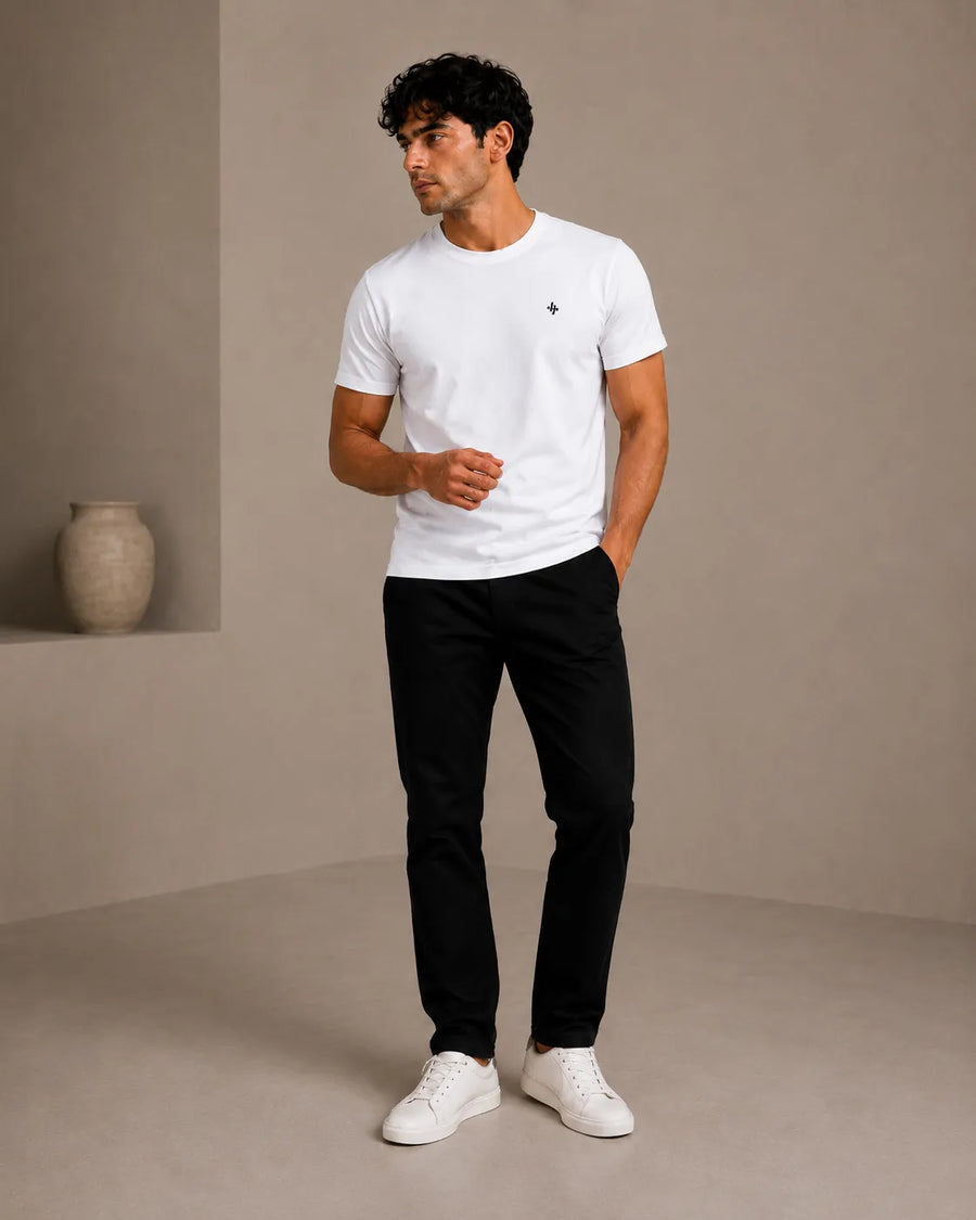 Pure White Regular Fit T-Shirt