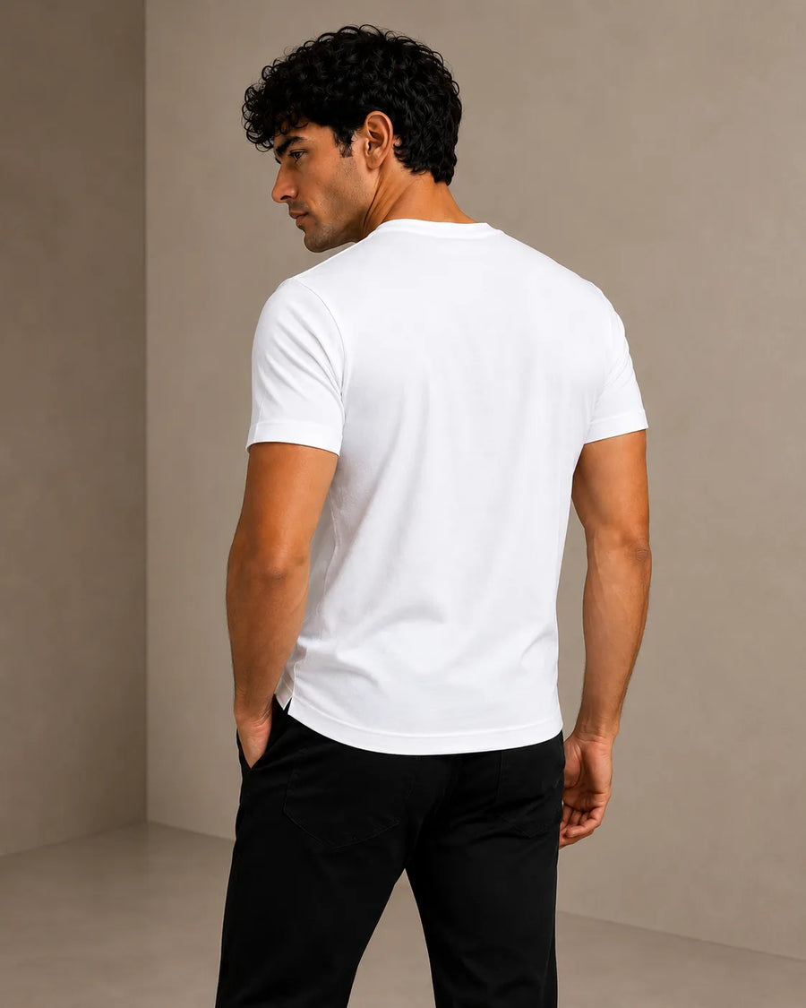 Pure White Regular Fit T-Shirt