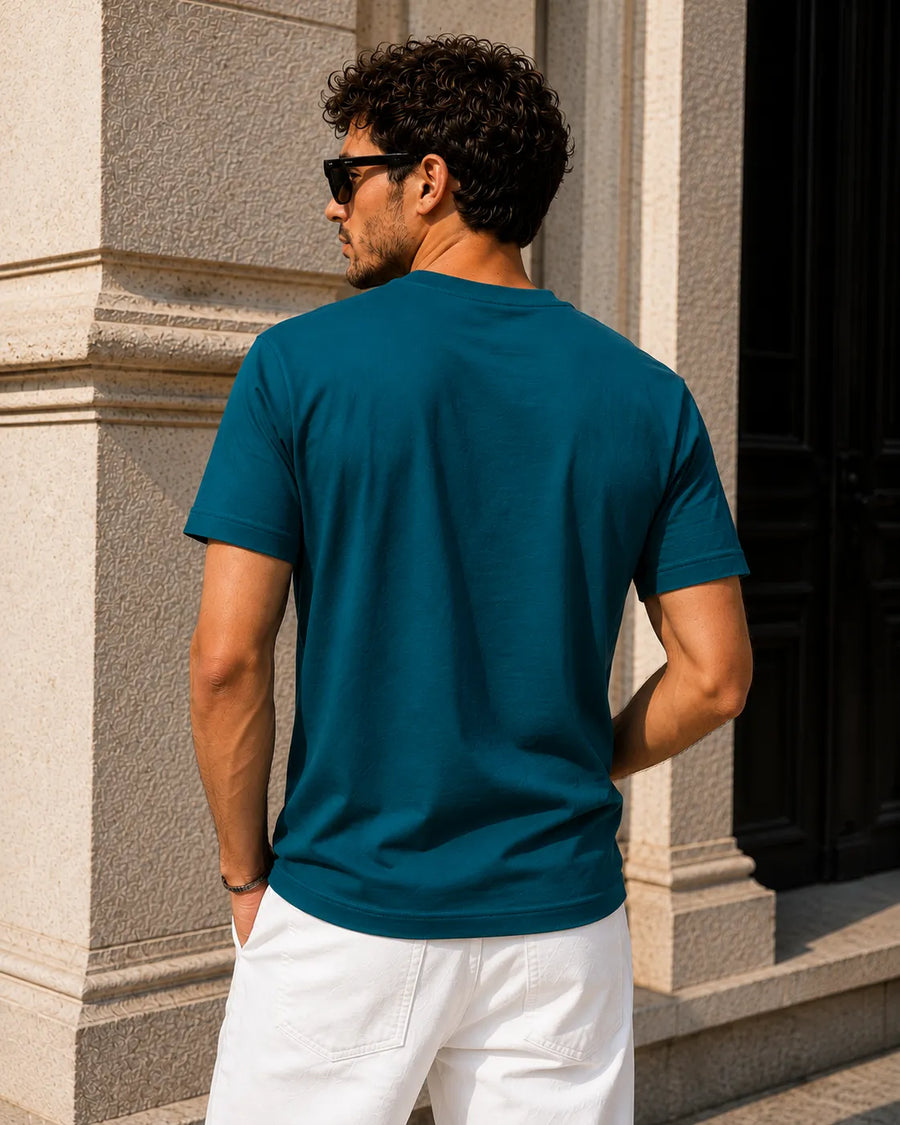 Good Ways Petrol Regular Fit T-Shirt