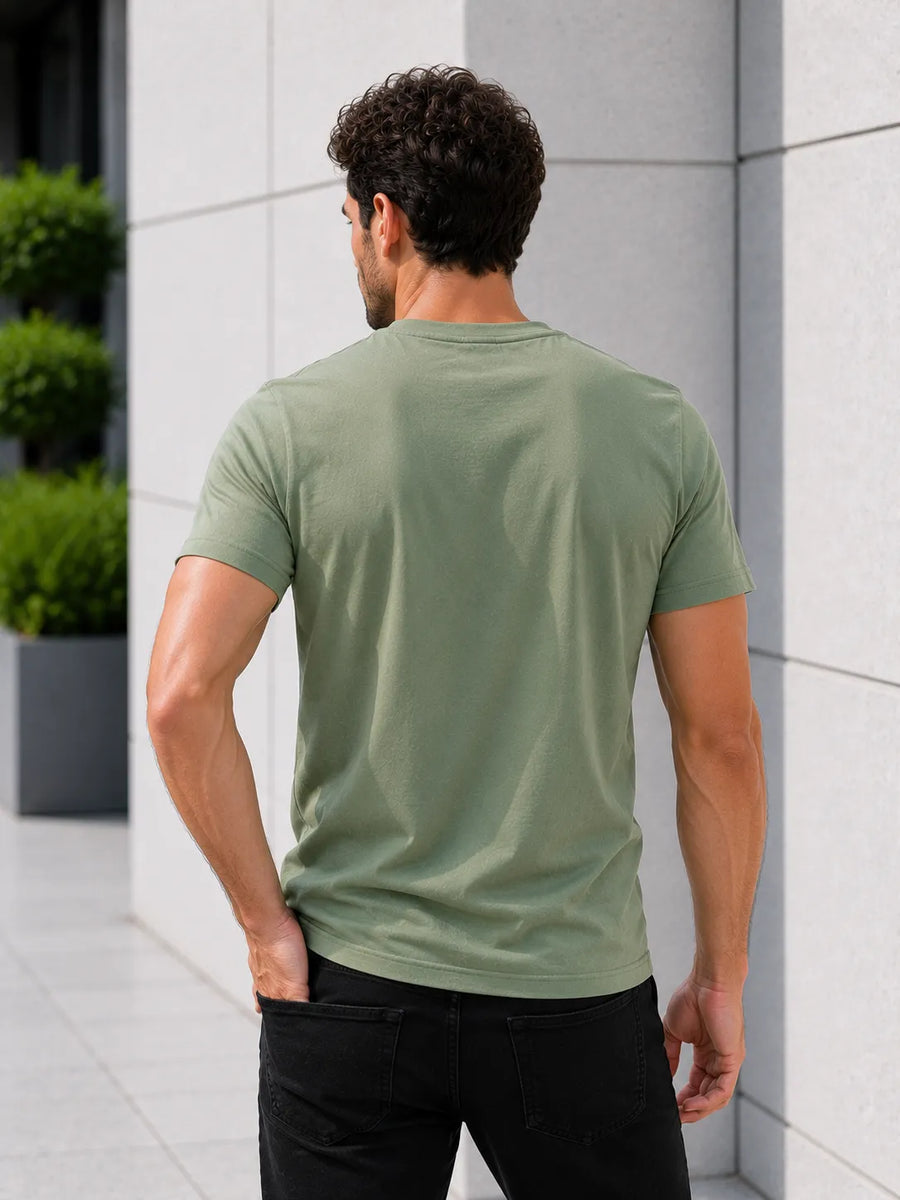 Warrior Spirit Dusty Green Regular Fit T-Shirt