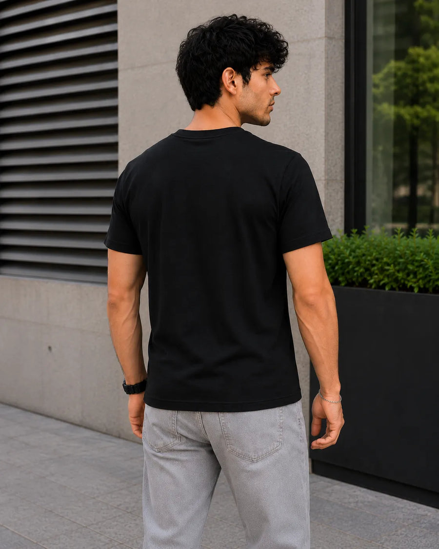 Everyday Mood Cartoon Cat - Regular Fit T-Shirt