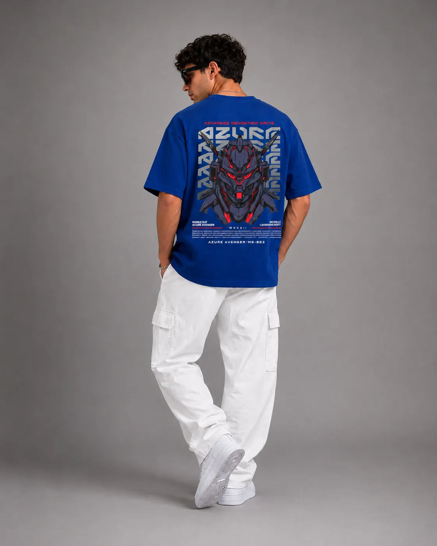 Azure Protocol Oversized T-Shirt